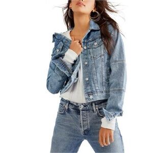 Free People Rumors Denim Jacket NWT